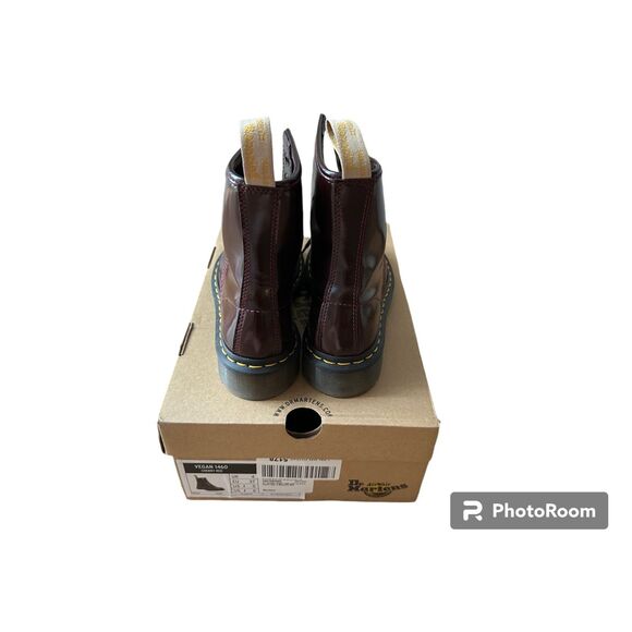 Dr. Martens Vegan 1460 Cherry Lace-up Boots Size 6 - Picture 4 of 4